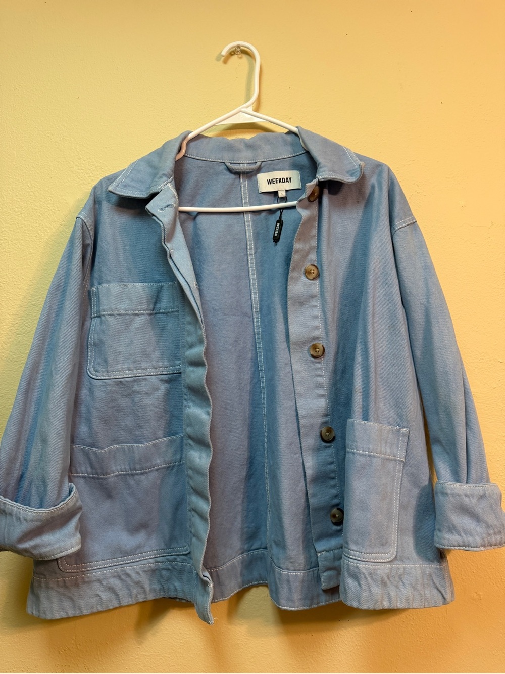 Weekday Light Blue Carpenter-Style Jean Jacket